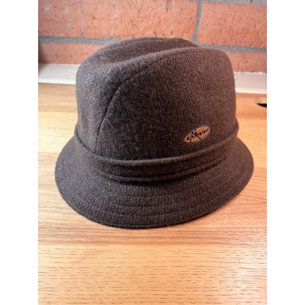 Kangol Brown Wool Clipper Tweed Mix - Men's Medium - Made In England